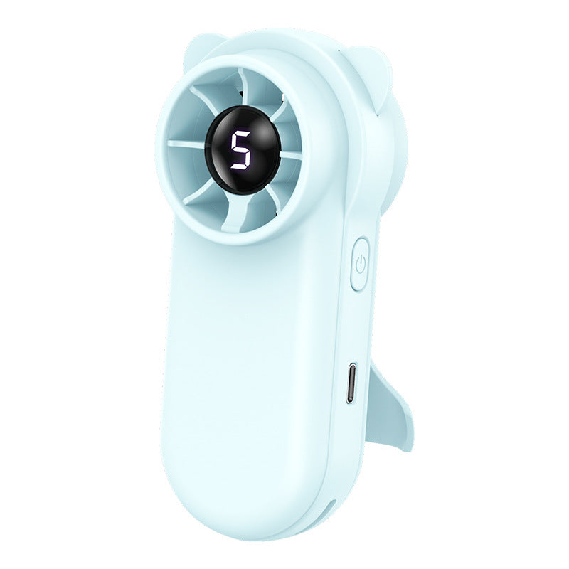Unisex Portable Mini Fan with LED Display Kalsten