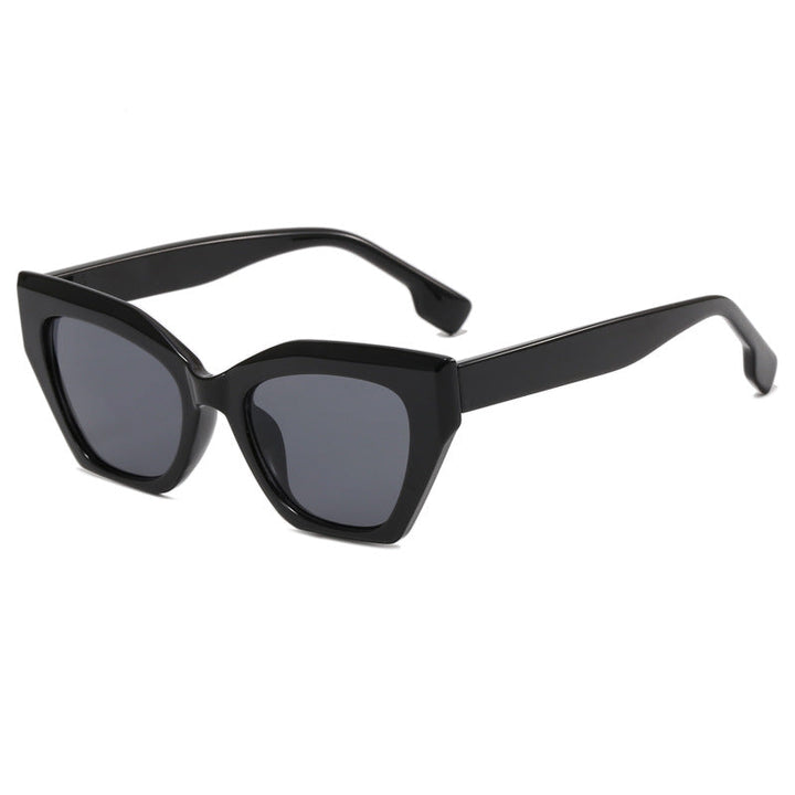 Women’s asymmetrical oversized sunglasses with trendy frame Kalsten