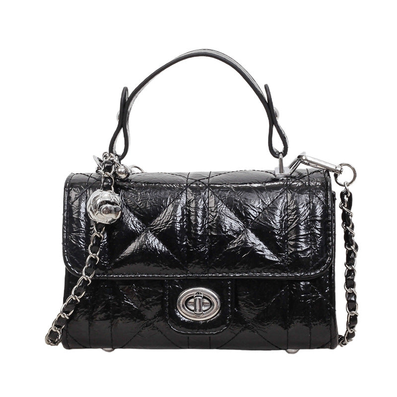 Quilted Faux Leather Crossbody Bag Kalsten