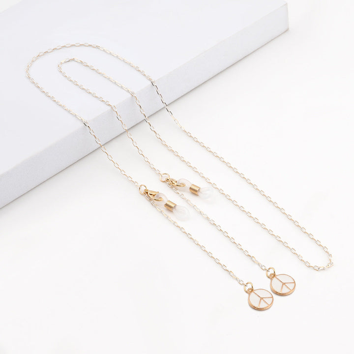 Elegant Geometric Glasses Chain kalsten