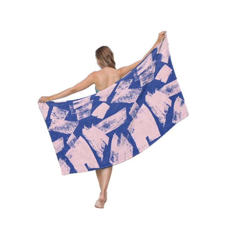 Beach blanket in exclusive mosaic design Kalsten