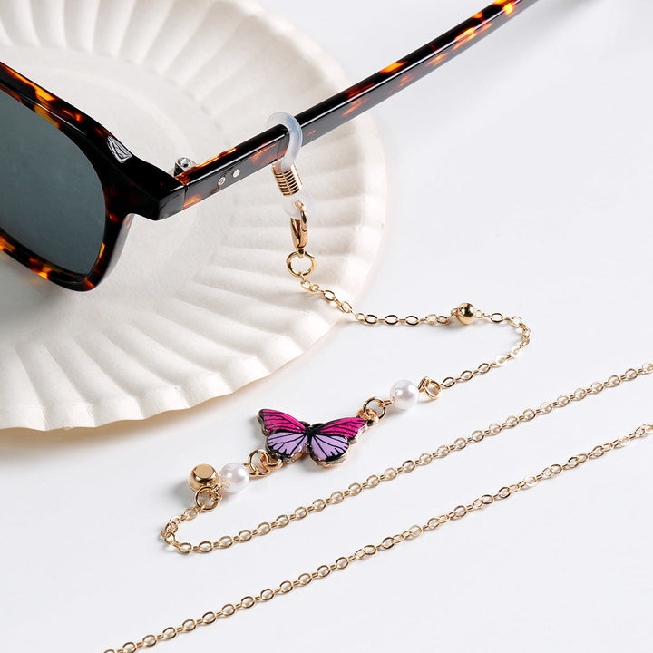 Butterfly-Themed Eyewear Necklace kalsten