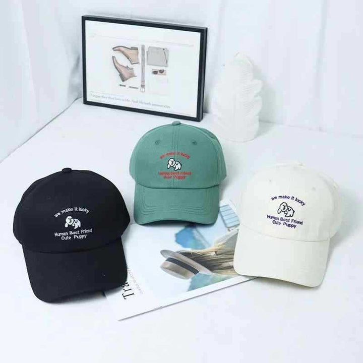 Women's Casual Embroidered Cotton Cap Kalsten