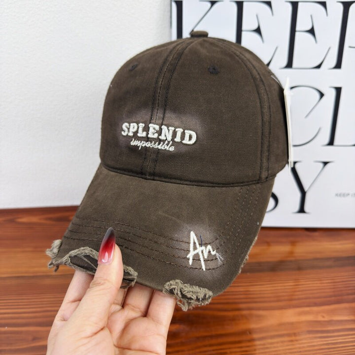 Women's Distressed Graphic Baseball Cap Kalsten