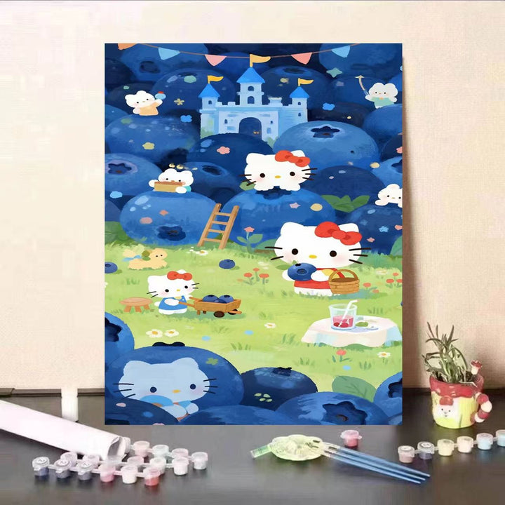 Cute Cartoon Character Paint by Numbers Kit Kalsten