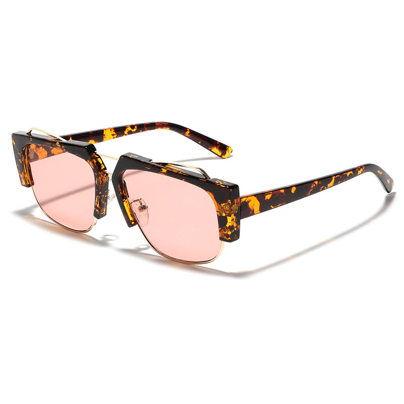 Ladies trendy square sunglasses with contrasting frame Kalsten