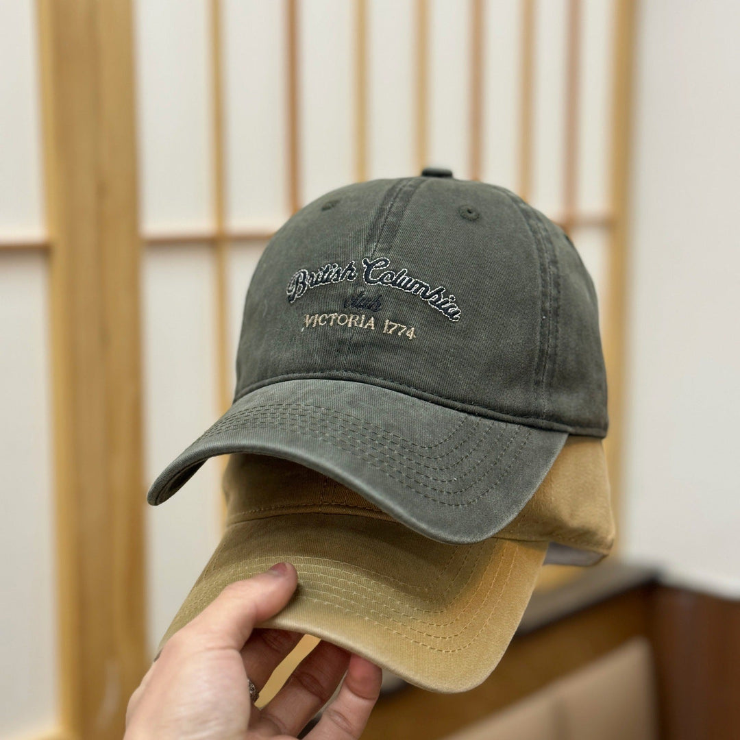Men's Vintage-Inspired Distressed Baseball Cap Kalsten