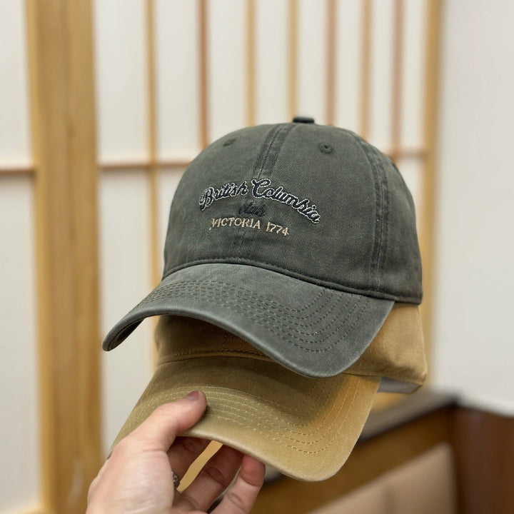 Men's Vintage-Inspired Distressed Baseball Cap Kalsten