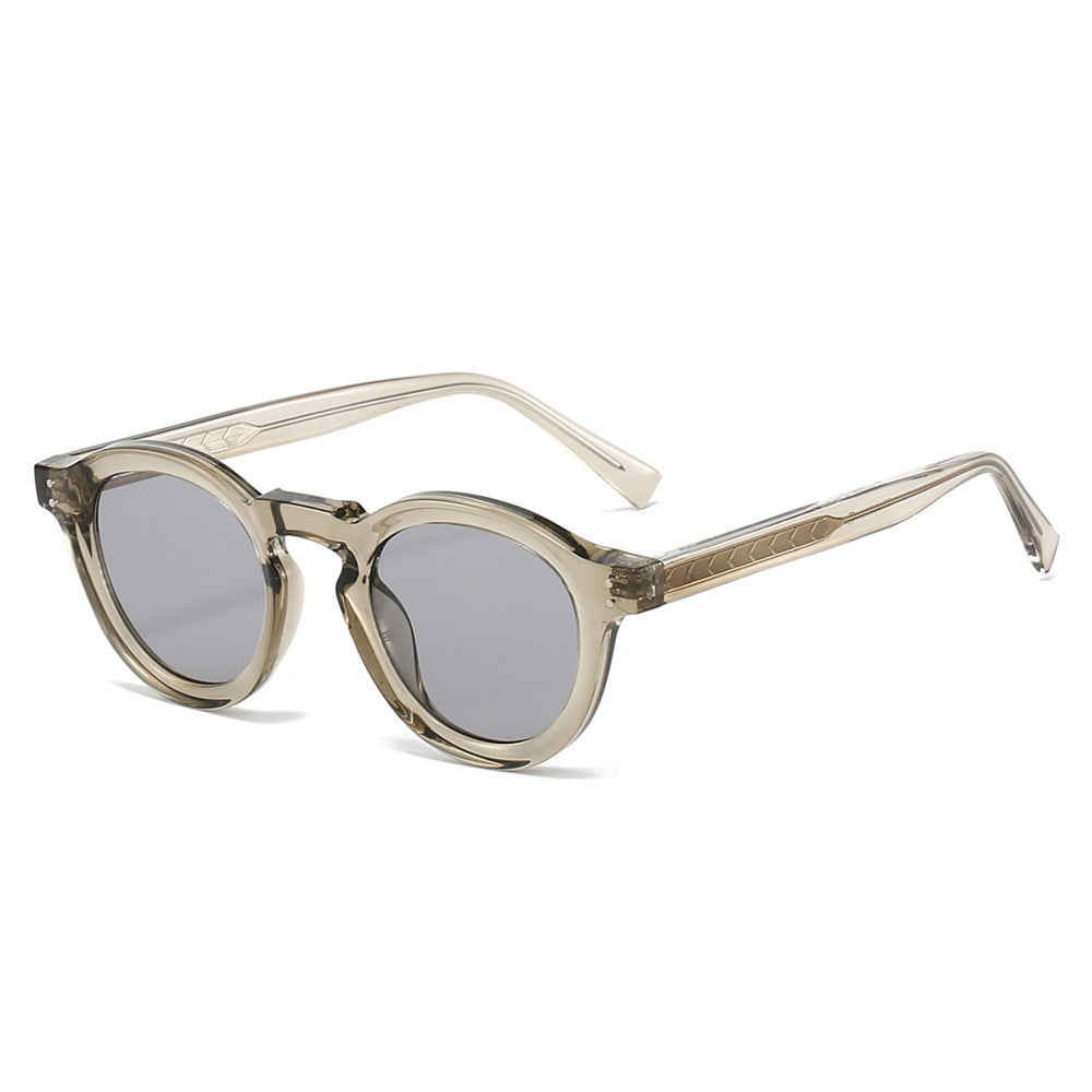 Ladies fashionable sunglasses in a stylish round design by Kalsten