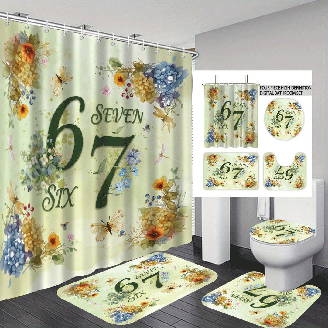 Colorful Dessert-Themed Bathroom Set Kalsten