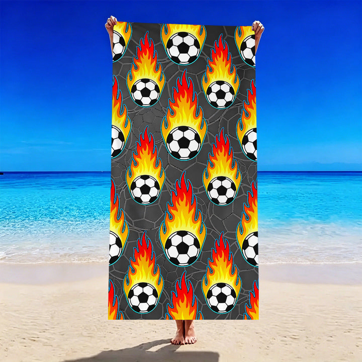 Football-themed beach towel Kalsten