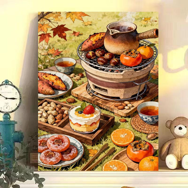Autumn Harvest Kitchen Art Print Kalsten