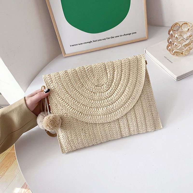 Stylish and Handmade Clutch Bag Made of Natural Material Kalsten