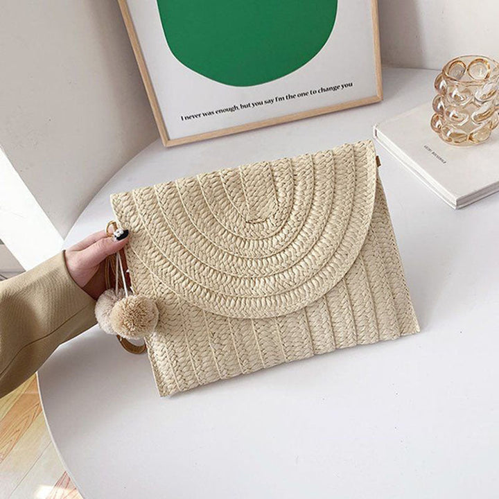 Stylish and Handmade Clutch Bag Made of Natural Material Kalsten