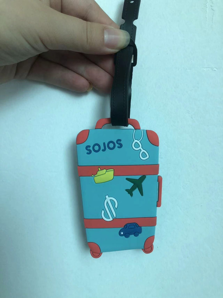 Unisex Luggage Tag in Modern Suitcase Design Kalsten
