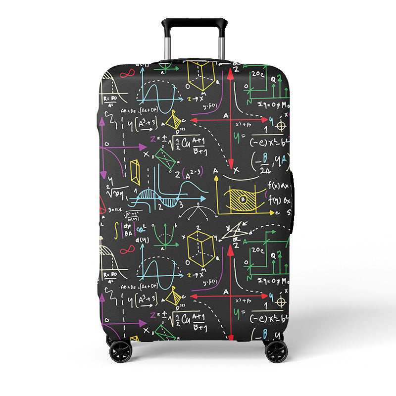 Unisex Suitcase Cover with Colorful City Design Kalsten