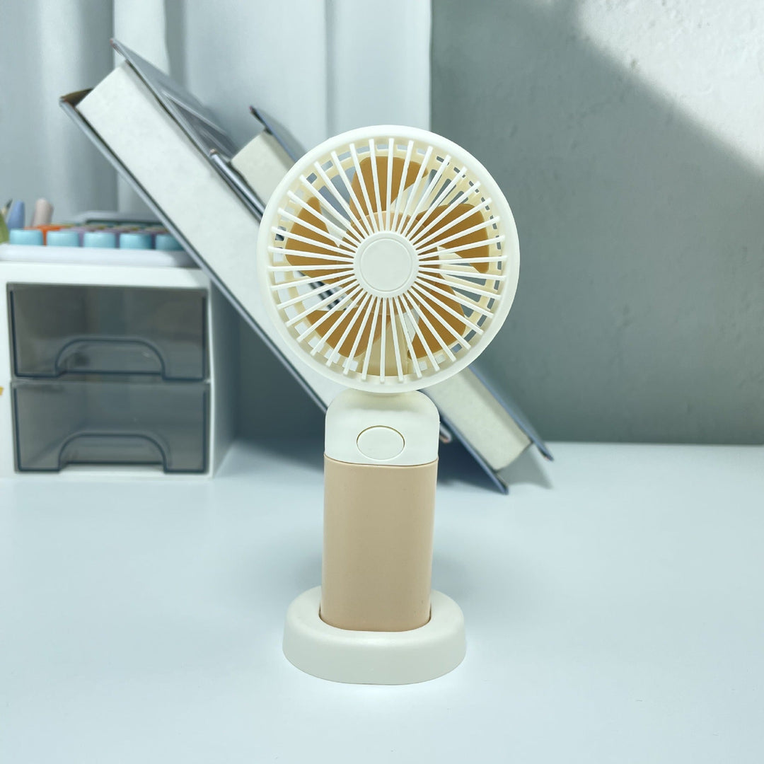 Women's Portable Table Fan with USB Connection and Flexible Tilt Angle Kalsten