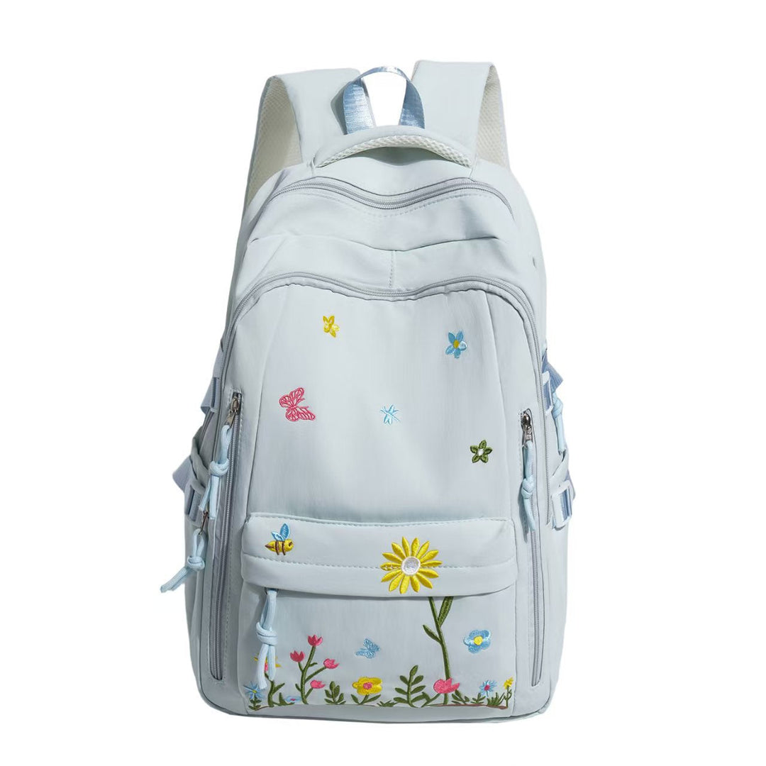 Embroidered Floral Backpack Kalsten
