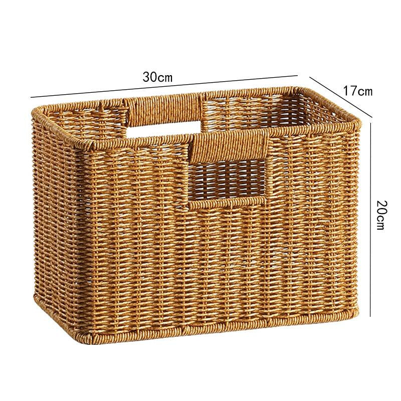 Handcrafted Wicker Storage Tray Kalsten