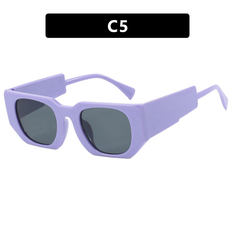 Ladies oversized sunglasses with geometric frame and UV protection Kalsten