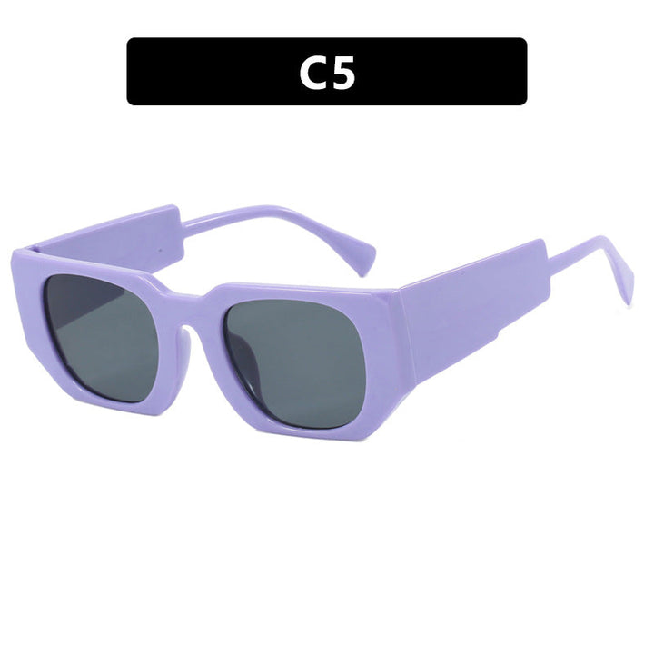 Ladies oversized sunglasses with geometric frame and UV protection Kalsten