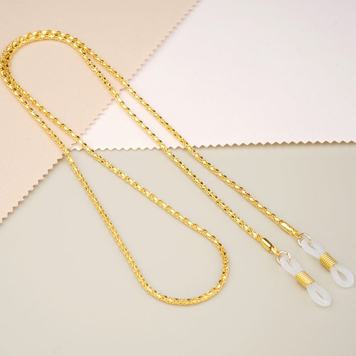 Gold-Plated Twisted Link Eyewear Chain Kalsten