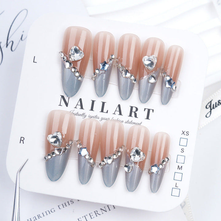 Artificial nails with decorative rhinestones Kalsten