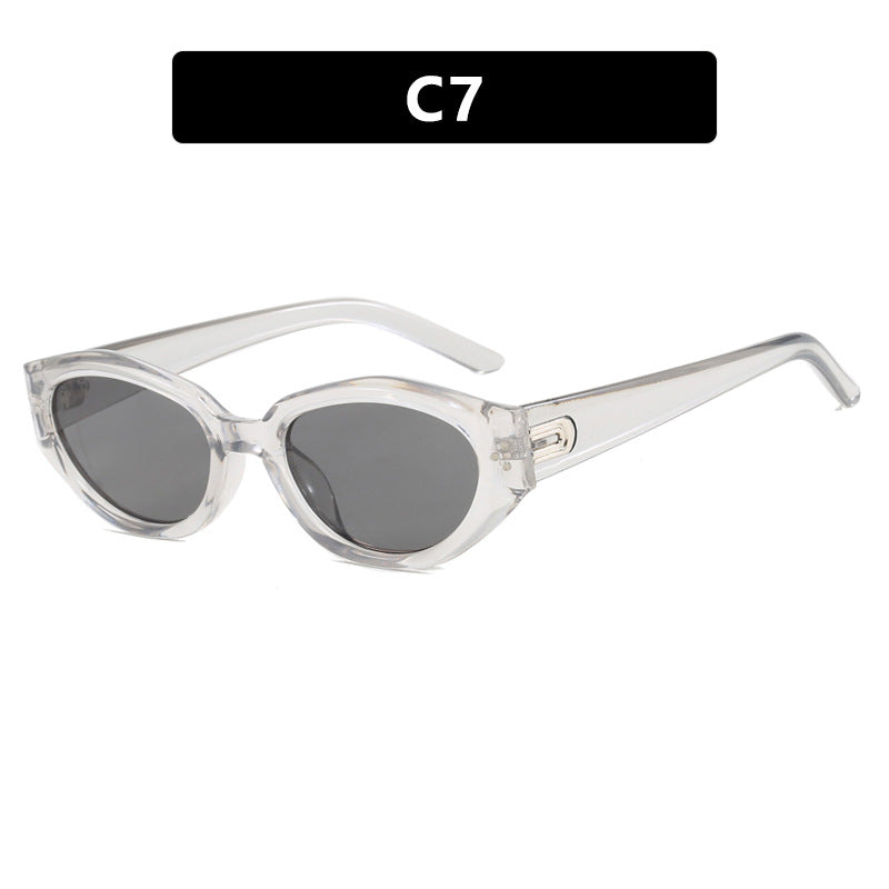 Women Cat-Eye Sunglasses with accentuated transparent frame and UV protection Kalsten