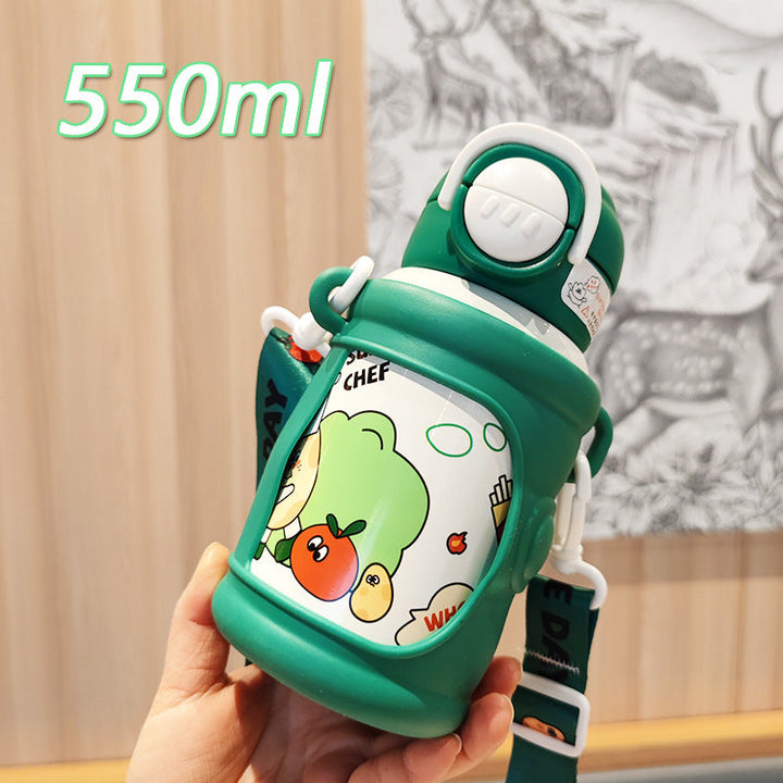 Women’s creative drinking bottle with stable silicone cover Kalsten