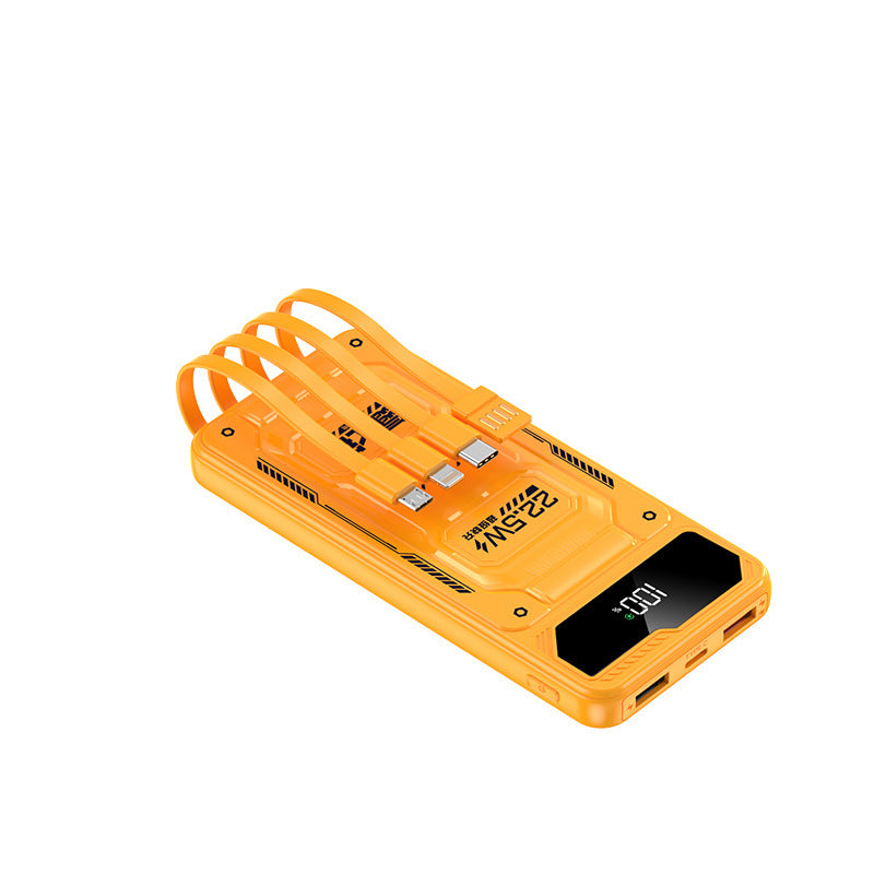 Power bank with integrated charging cables and smart charging function Kalsten