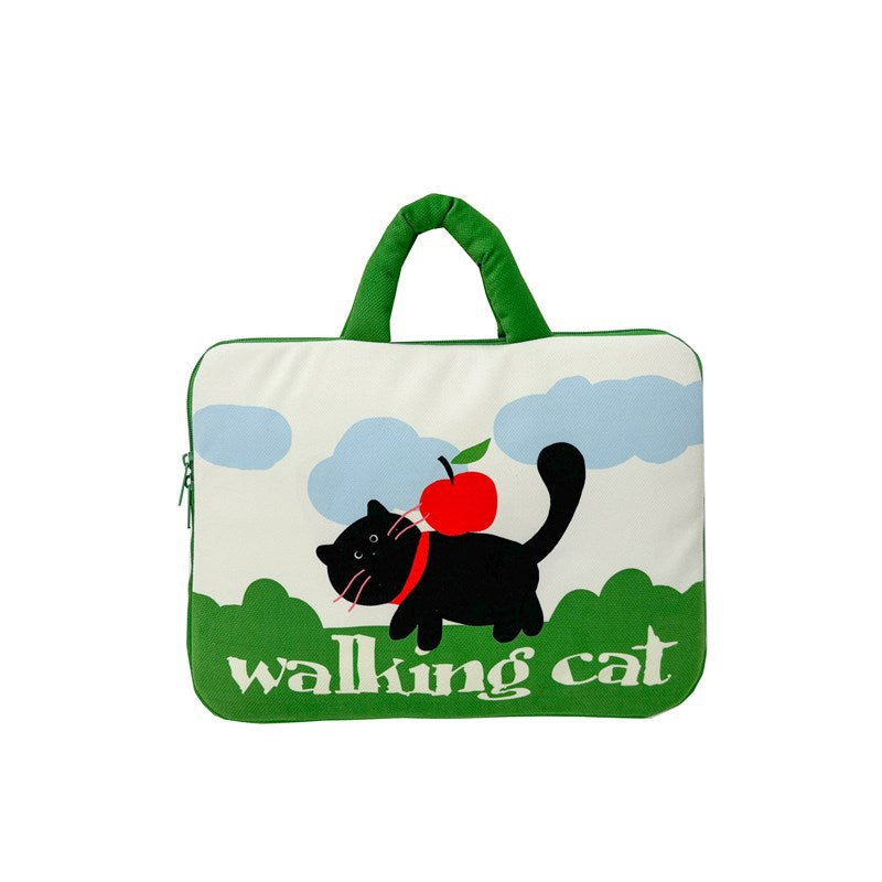 Laptop bag with creative cat pattern Kalsten