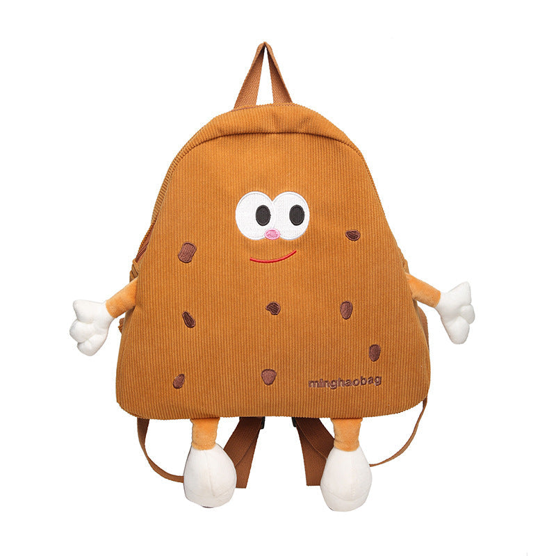 Cartoon Cookie-Shaped School Backpack Kalsten
