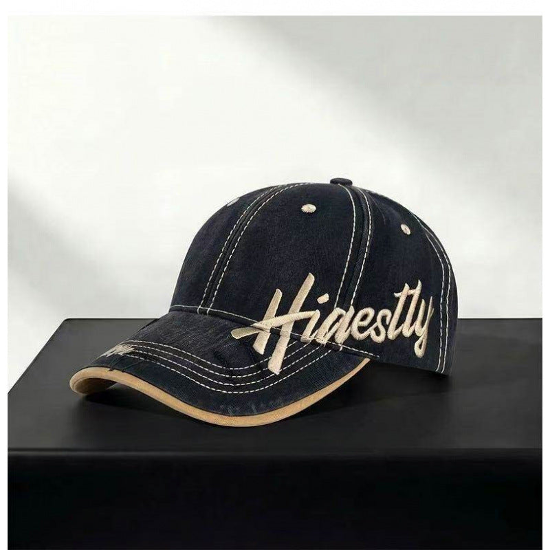 Women's Distressed Casual Graphic Baseball Cap Kalsten