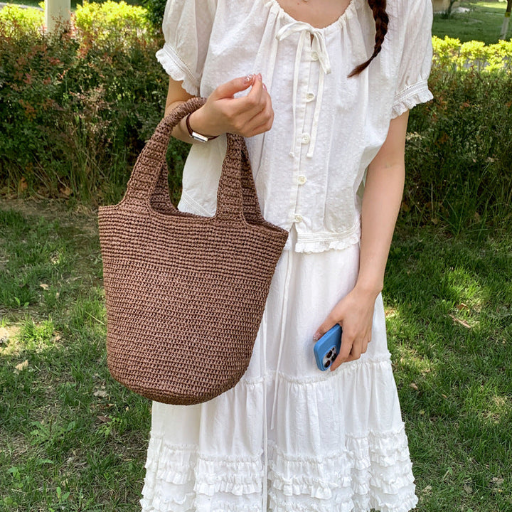 Handmade straw bag Kalsten
