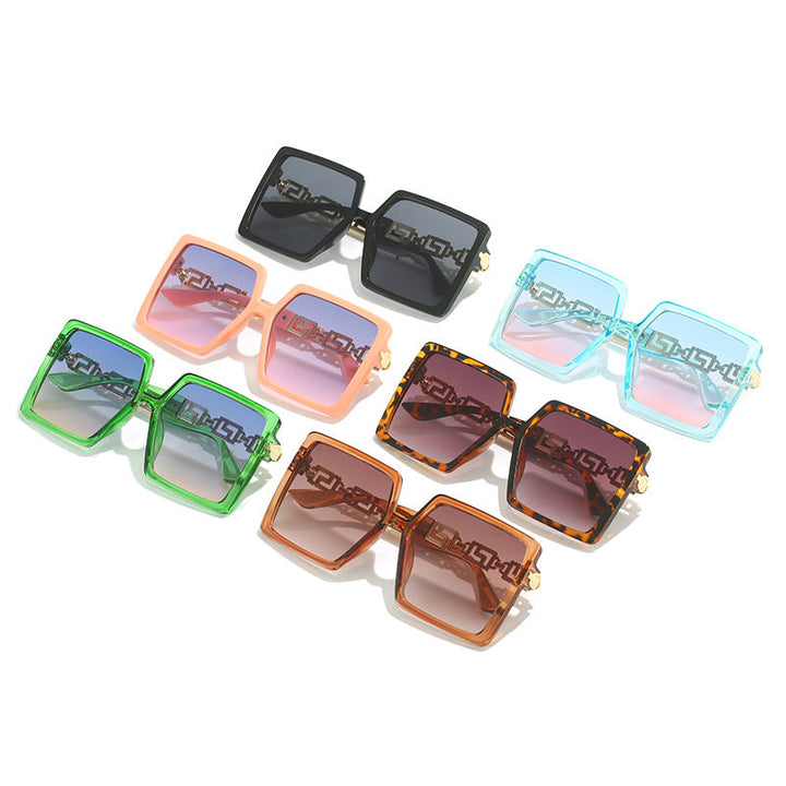 Ladies square sunglasses with luxurious accents Kalsten