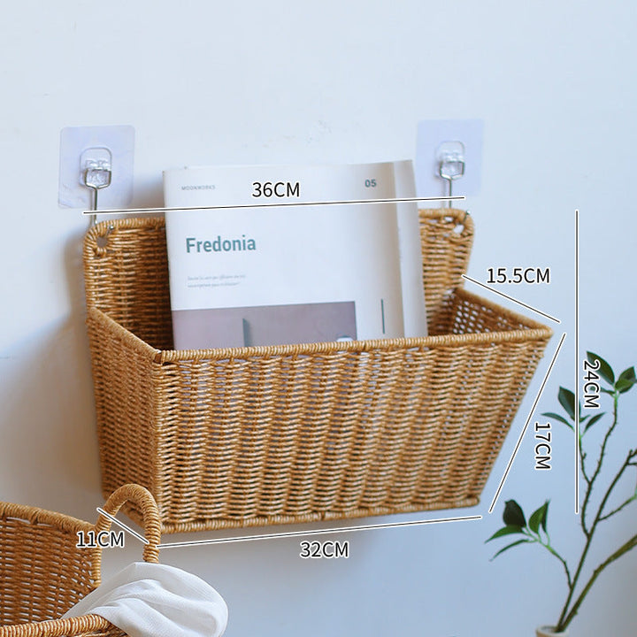 Handwoven Rectangular Storage Basket Kalsten