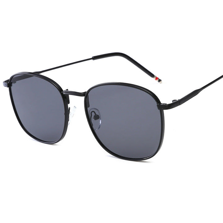 Ladies stylish oversized sunglasses with glamorous metal frame Kalsten