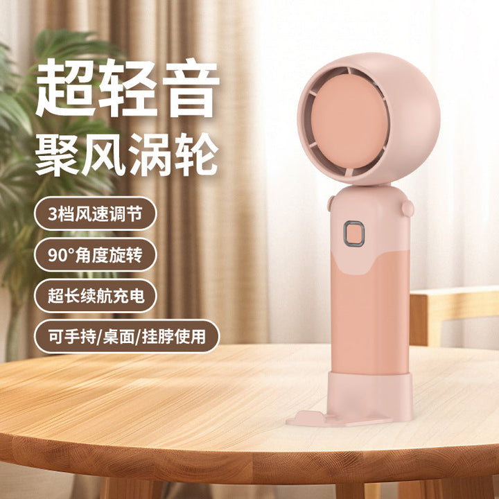Ladies portable mini-handheld fan with multiple adjustable tilt angles Kalsten