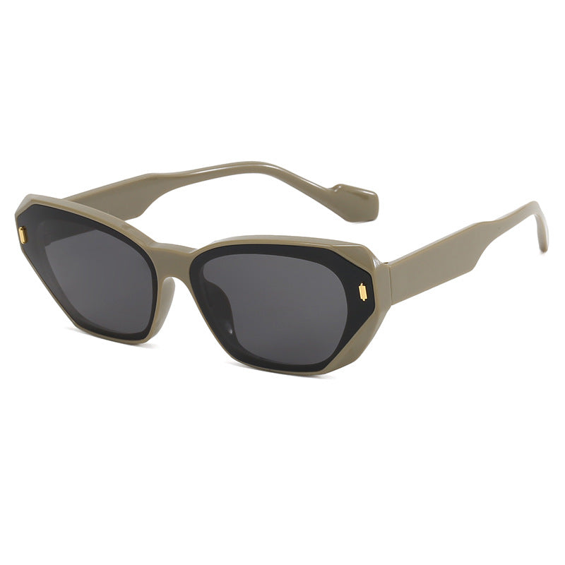 Women’s geometric designer sunglasses with distinctive frame Kalsten