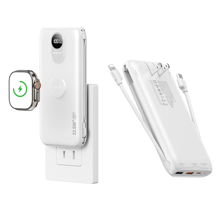 Portable power bank with Qi charging function and wired fast charging system Kalsten