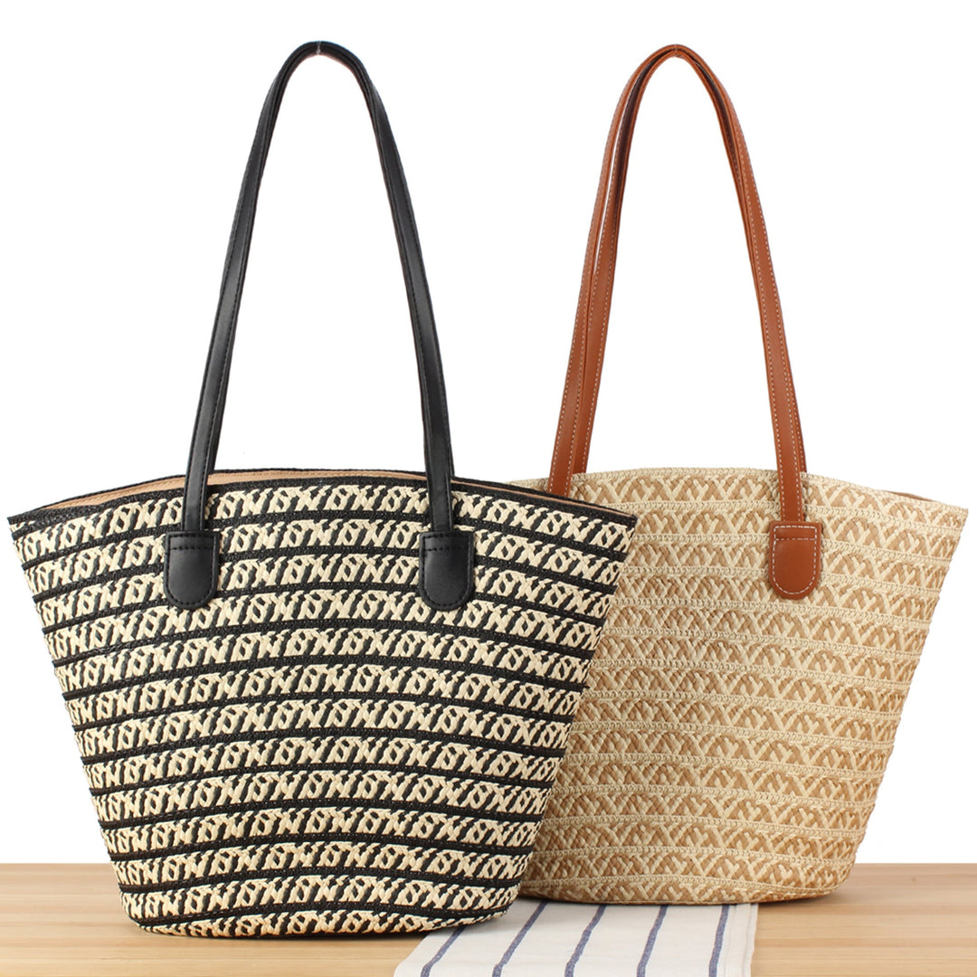 Beach bag with refined leather accents Kalsten