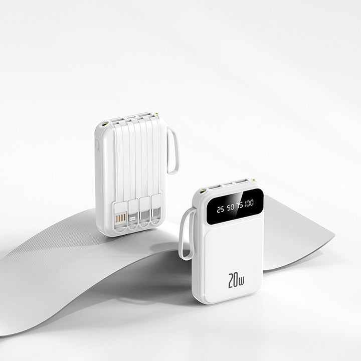 Portable power bank with integrated fast charging function and LCD display Kalsten