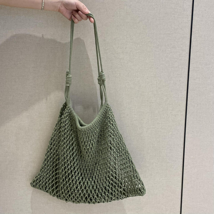 Net tote bag in boho style Kalsten