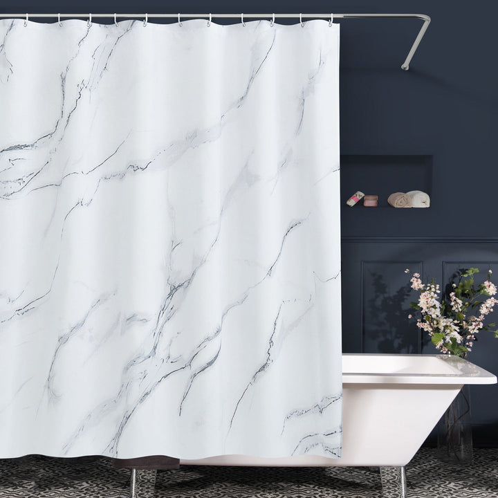 Marble Pattern Waterproof Shower Curtain Kalsten