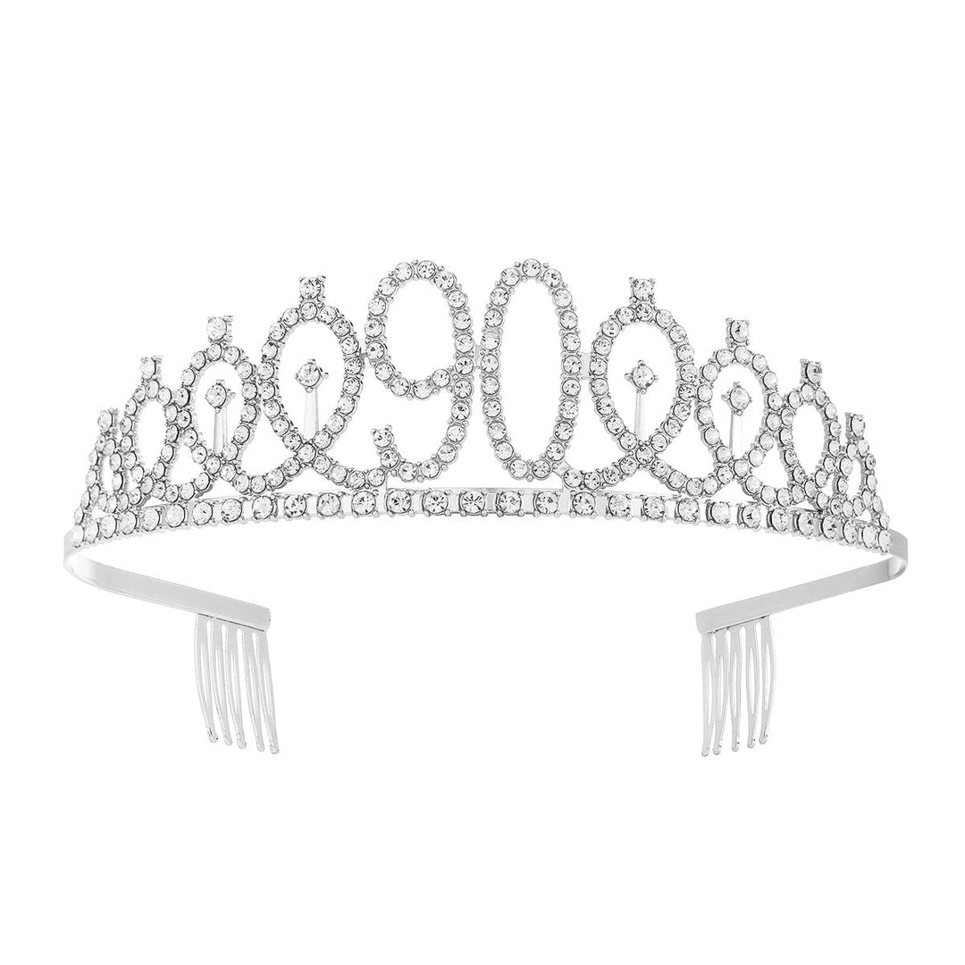 Women's Crystal-Embellished Tiara with Elegant Design Kalsten