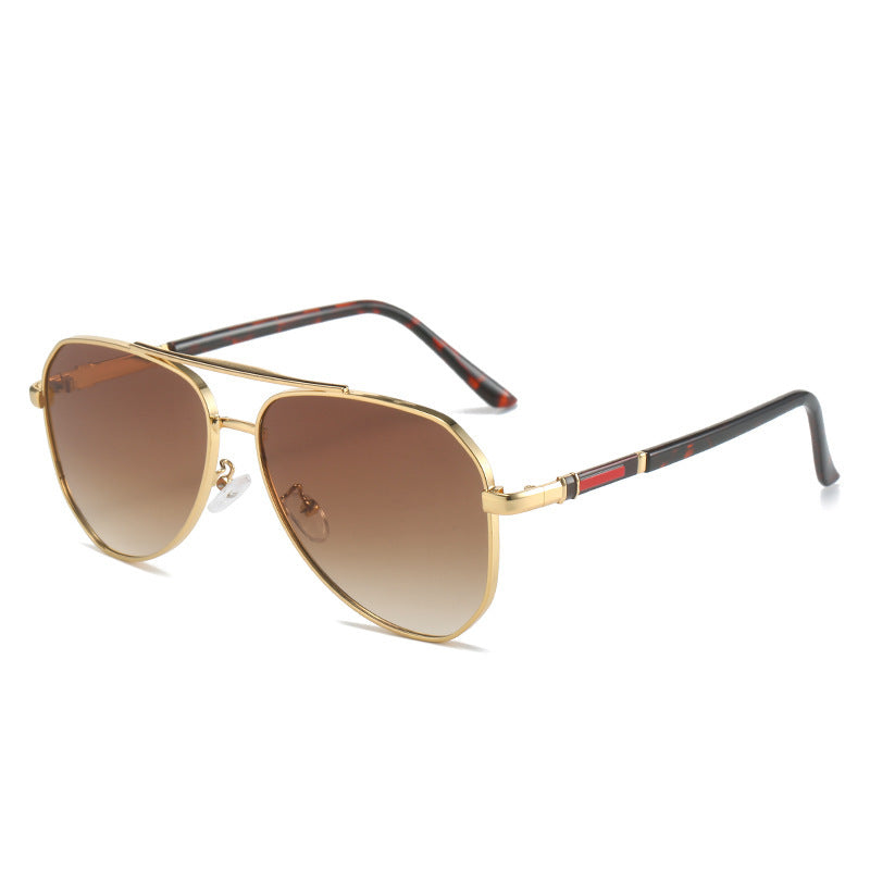 Women's designer sunglasses with oval frame and luxurious accents Kalsten