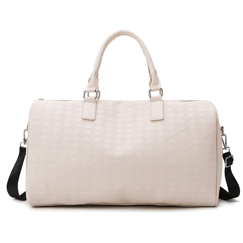 Sporty shoulder bag with structured outer material Kalsten