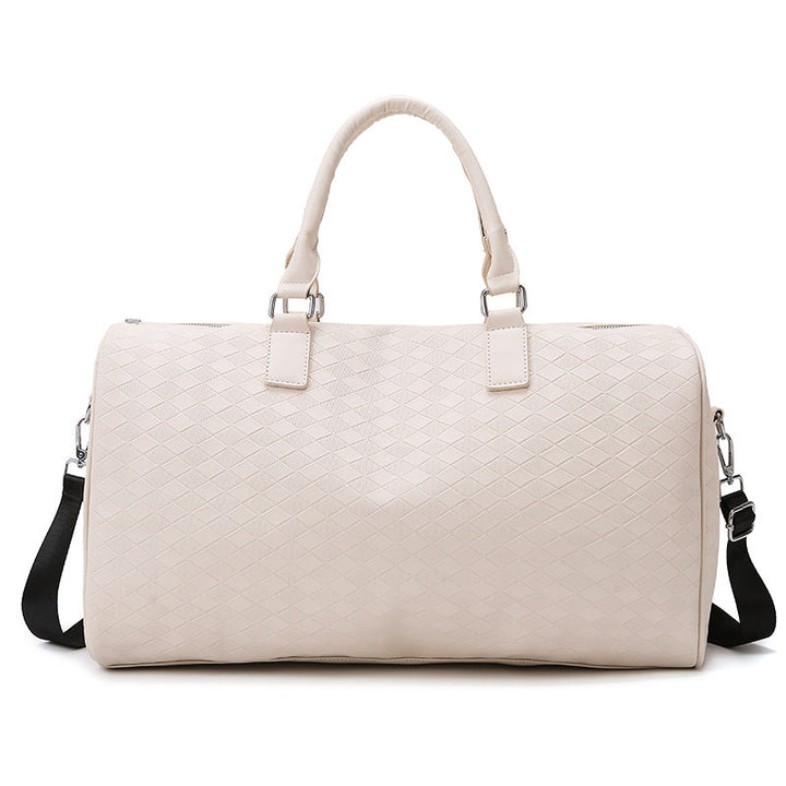 Sporty shoulder bag with structured outer material Kalsten