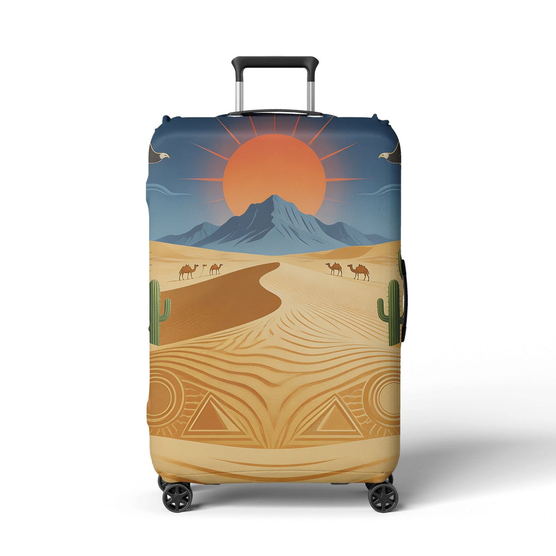 Women's suitcase cover with atmospheric landscape design Kalsten