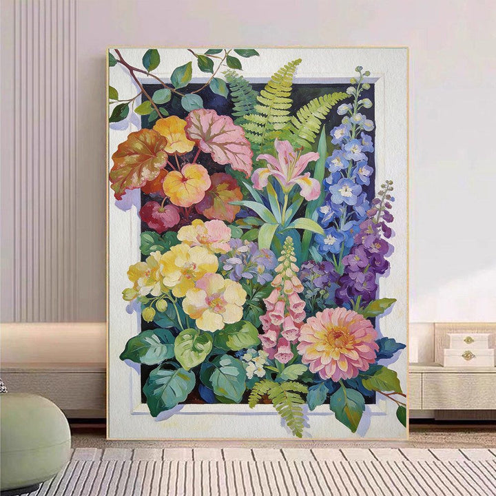 Floral Botanical Canvas Art Print Kalsten